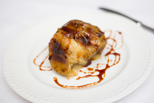 manzana asada del restaurante pollitena